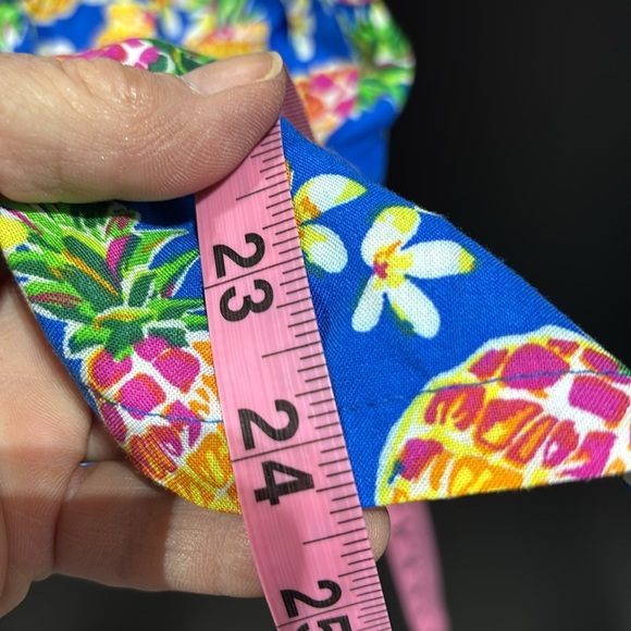 RMLA Romper,shirred upper chest,scoop neck,sleeveless elastic waist,light,floral - Picture 5 of 6